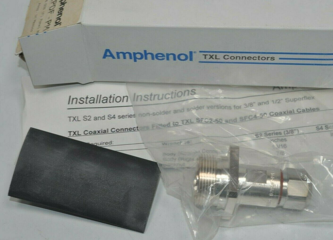 NEW Amphenol 7/16 Din (F) Panel Mount TXL Connector Part# S2PDF-PM - $16.70