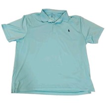 Polo Ralph Lauren Performance Polo Shirt Mens 1XB Teal Golf Activewear - $14.80