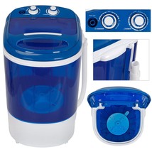 7.9Lbs Semi-Automatic Washing Machine Compact Single Tub Washer W/Timer ... - £82.58 GBP