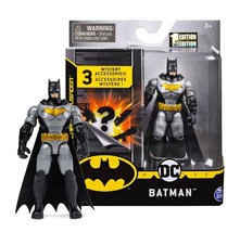The Caped Crusader Batman Tactical Suit 4&quot; Action Figure w/3 Mystery Accessories - £7.89 GBP