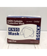 ChiSip KN95 Foldable Protective Face Masks GB2626-2019 100 Pack - $33.88 CAD