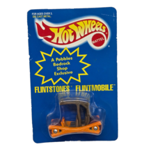 HOT WHEELS 1994 THE FLINTSTONES FLINTMOBILE BEDROCK SHOP CAR NEW SEALED - $11.40
