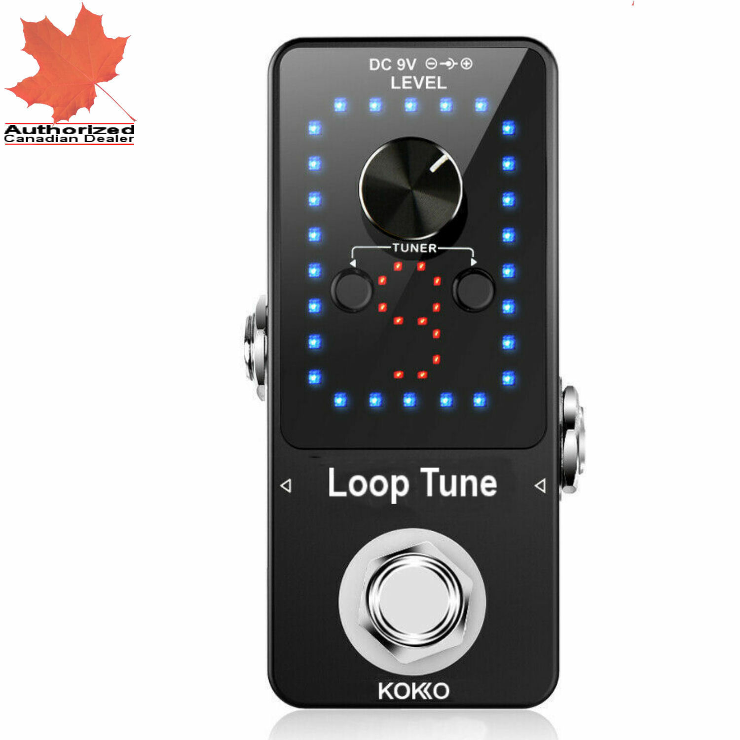 Kokko FLP-2T Loop Tune Floor Recording Looper w/ Built-in Tuner Option In Black - £35.42 GBP
