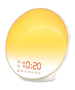 Light Sunrise Alarm Clock for Heavy Sleepers, FM Radio with 7 Natural So... - $16.03