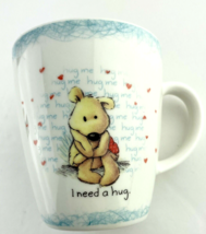 Gotta Get A Gund Mug Newton&#39;s Law I Need A Hug Bear - $19.32