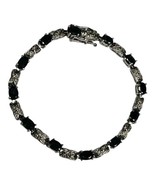 925 STERLING SILVER SAPPHIRE  BRACELET - €102,35 EUR