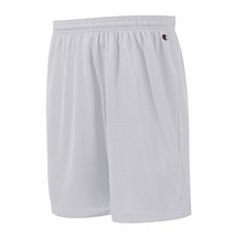 NEW Champion Men&#39;s Size S-3XL Athletic Long Mesh Gym Shorts 9 Inseam Grey - $19.96