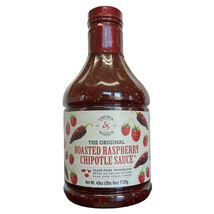 Fischer and Wieser Roasted Raspberry Chipotle Sauce 40 oz Bottle Pork Ch... - $29.69