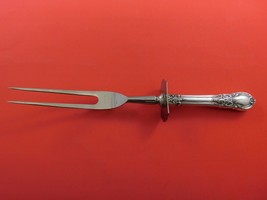 American Victorian by Lunt Sterling Silver Roast Carving Fork 10 3/4&quot; Vintage - $147.51