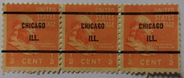 1938 Chicago Cancellation US Postage Stamps - $1.95