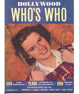 Who&#39;s Who In Hollywood #1 1941-Dell-1st issue-Judy Garland-star pix &amp; in... - £187.77 GBP