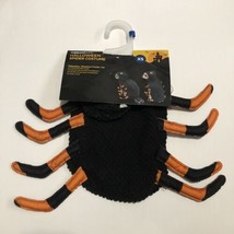 New Vibrant Life Dog Cat Pet Spider Costume Halloween Size XS Hoodie Black - $16.82