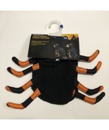 New Vibrant Life Dog Cat Pet Spider Costume Halloween Size XS Hoodie Black - $16.82