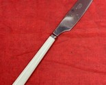 Imperial Dinner 8” Knife White Handle Vintage Flatware Silverware - $4.94