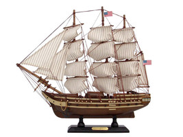 Wooden USS Constitution Tall Model Ship 15&quot;&quot; - £56.72 GBP