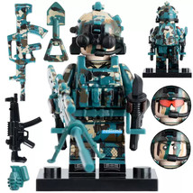 Snow Leopard Commando Unit Special Forces Minifigure Lego Compatible Bri... - £3.13 GBP