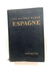 1954 Vintage Les Guides Bleus France, Hachette Tight Binding Good w/ Map - £11.98 GBP