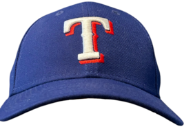 Texas Rangers 9Forty New Era MLB Genuine Merchandise Hook &amp; Loop Blue Hat - $26.51 CAD