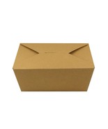 Pack of 130 Innopak #3 Inno-Box, Kraft, 7.7&quot; x 5.5&quot; x 2.5&quot; Paper Food to... - $1,039.27 MXN