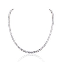 4MM Iced Out Diamond Tennis Chain | Men&#39;s Jewelry | Diamond Necklace | Hip Hop T - £315.85 GBP