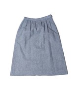 J H Collectibles Woman’s skirt sz 12 Gray 100% Wool Blnd Lined  W: 13.5 ... - £12.82 GBP