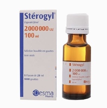 Sterogyl Vitamin D-2,000,000 UI/100ml-Drinkable Solution In Drops, 20ml Bottle - £14.94 GBP