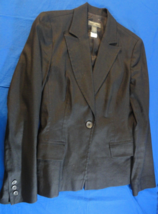 1 BUTTON DESIGNER WOMENS BANANA REPUBLIC BUSINESS CASUAL SUIT JACKET SIZ... - $44.99