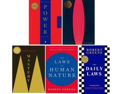 Robert Greene 5 Books Set: 48 Laws, Seduction, Mastery, Human Nature, Daily Laws - £40.68 GBP