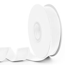 HimBen White Velvet Ribbon 1in x 10yds Vintage Christmas Wedding Crafts - $178.04 MXN