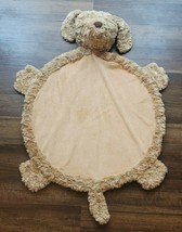 Pottery Barn Kids labradoodle dog Golden Tan Dog Plush Play Mat Playmat Baby - £39.56 GBP