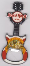 Hard Rock Cafe Orlando Florida Flag Bottle Guitar Opener Magnet Can Beer Country - £24.12 GBP