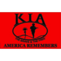 Patriotic KIA America Remembers Red Flag (4ft x 6ft) - £16.37 GBP