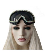Rave Streampunk Burning Man Festival Holographic Rhinestone Cyber Goth M... - $48.00