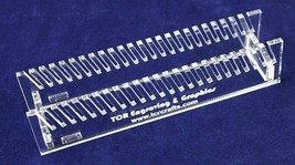Clear Rack for 1/8" Templates- 1/4" Thick - $26.99