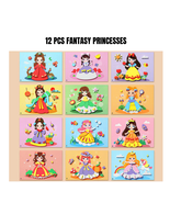 Fantasy Princesses 3D EVA Foam Sticker Art &amp; Craft Set (12 Pcs) - $44.19