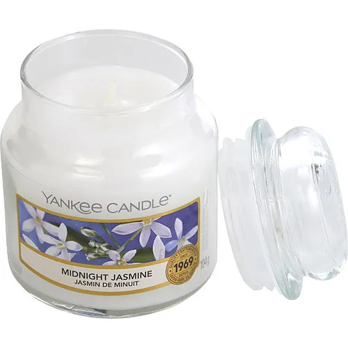 Yankee Candle Midnight Jasmine Small 3.6 oz Scent Glass Jar, floral - $18.99