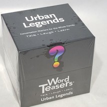 Urban Legends Word Teasers Talk Laugh Learn Trivia Game Factory Sealed - £7.78 GBP