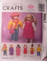 Pattern 9067 Gotz branded pattern for American Modern18&quot; Girl Doll Clothes  - £5.57 GBP