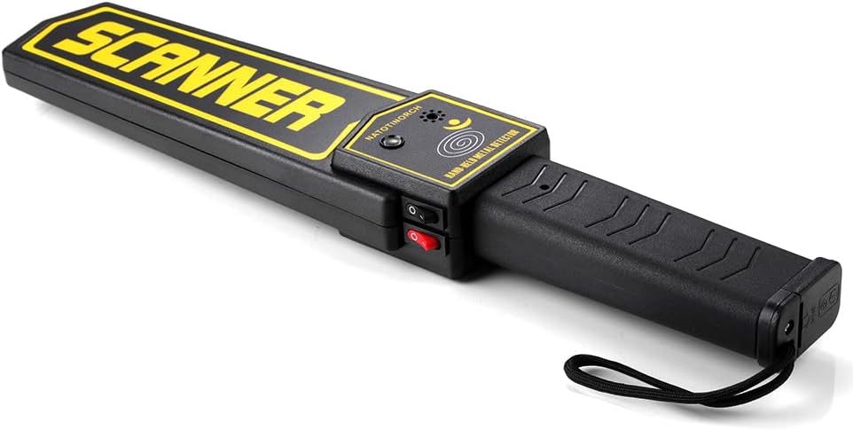 Handheld Metal Detector Wand Security Scanner,High-Sensitivity Security ... - $35.99