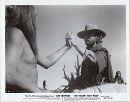 Outlaw Josey Wales Clint Eastwood Will Sampson shake hands 8x10 photo - $9.75