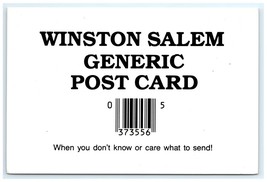 Winston Salem When You Don&#39;t Know or Care What to Send NC Humor Funny Po... - $7.00