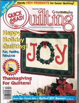 Quick and Easy Quilting Magazine December 2000 - £11.81 GBP