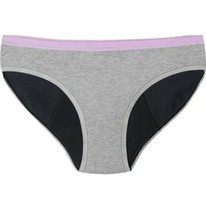 Thinx BTWN Teen Period Underwear Bikini Panties Grey 15-16 Regular Absor... - $19.75