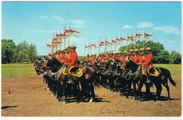 Canada Postcard RCMP Royal Canadian Mounted Police Musical Ride Drill - £2.36 GBP