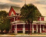 Elks Club House Fond Du Lac Wisconsin WI 1911 DB Postcard - £3.10 GBP