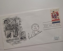 Red Skelton Pioneer Comedian Clown Signed 1st Day Cover Autograph JSA COA - £28.65 GBP