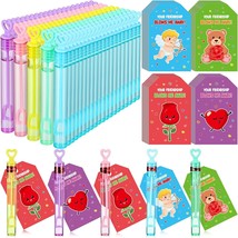200 Pcs Valentines Day Gifts for Kids 100 Pcs Mini Wands 100 Pcs Valentines Gift - £22.97 GBP