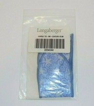 Longaberger Handle Tie Small Century Star New In Bag 2254344 Fabric Blue  - $9.85