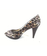 Style &amp; Co Brown Animal Print Slip On Pumps Heels Shoes Women&#39;s 7.5 M (S... - £17.20 GBP