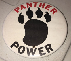 Northwood Panthers Nappanee, Indiana Vintage “Panther Power” Paw Print Pin - £10.85 GBP